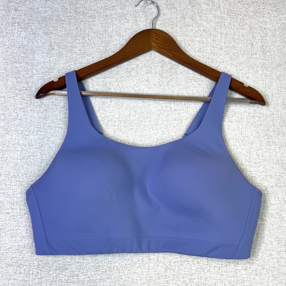 Athleta Advance Sprint Sports Bra Light Lavender Purple 40C NWOT High Support